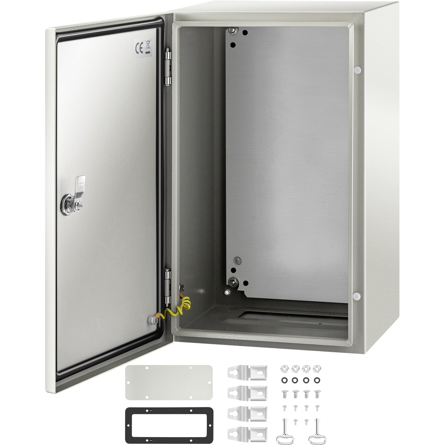 VEVOR Gray Carbon Steel 22.83"x14.57"x12.6" IP65 Weatherproof Electrical Enclosure Box