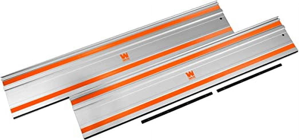WEN 110-Inch Track Saw Track Guide Rail and Adapters