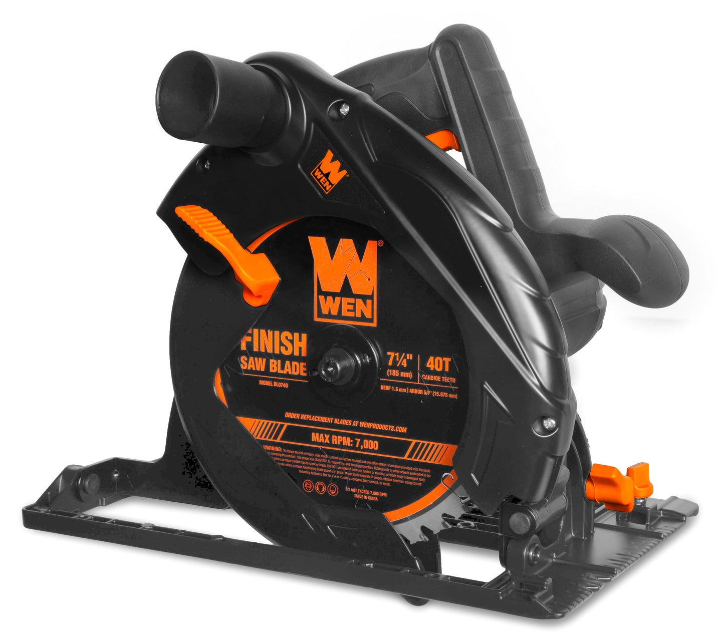 WEN 13-Amp 7.25-Inch Sidewinder Circular Saw with 2.6-Inch Cutting Depth