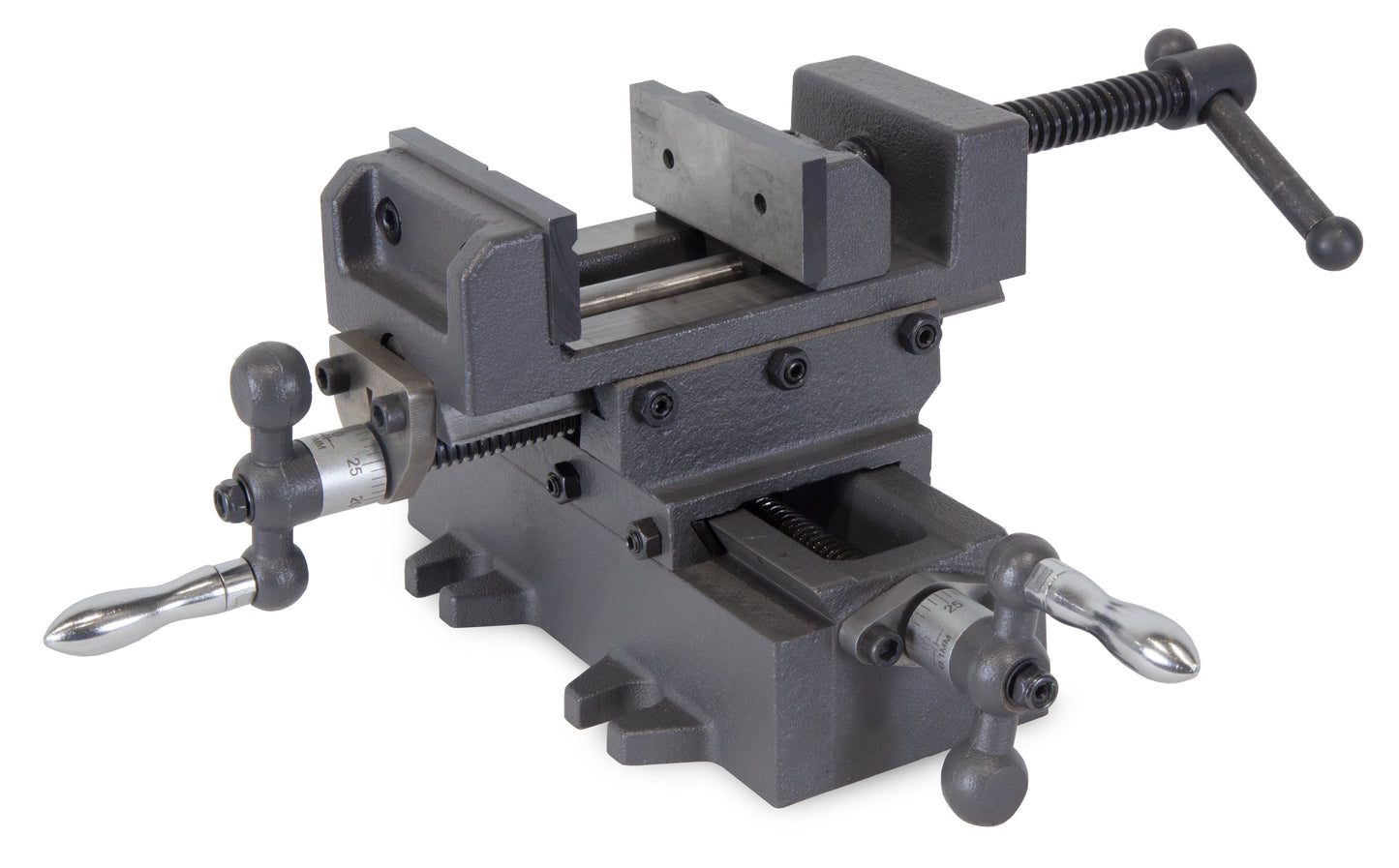 WEN 3.25 in. Compound Cross Slide Industrial Strength Benchtop and Drill Press Vise