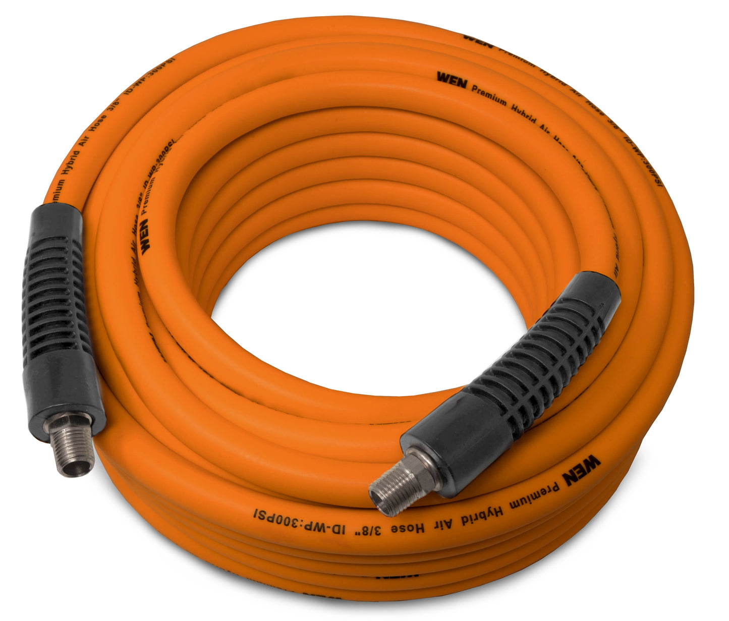 WEN Manguera de Aire Neumática HÃbrida de PolÃmero de 50 Pies por 3/8 Pulgadas 300 PSI