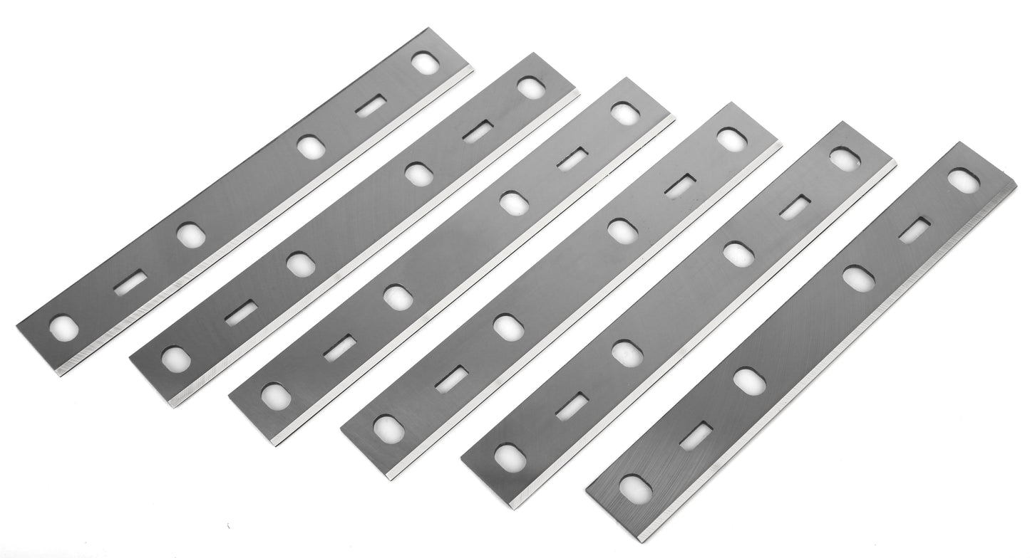 WEN 6-inch SK5 Replacement Benchtop Jointer Blades, 6 Pack