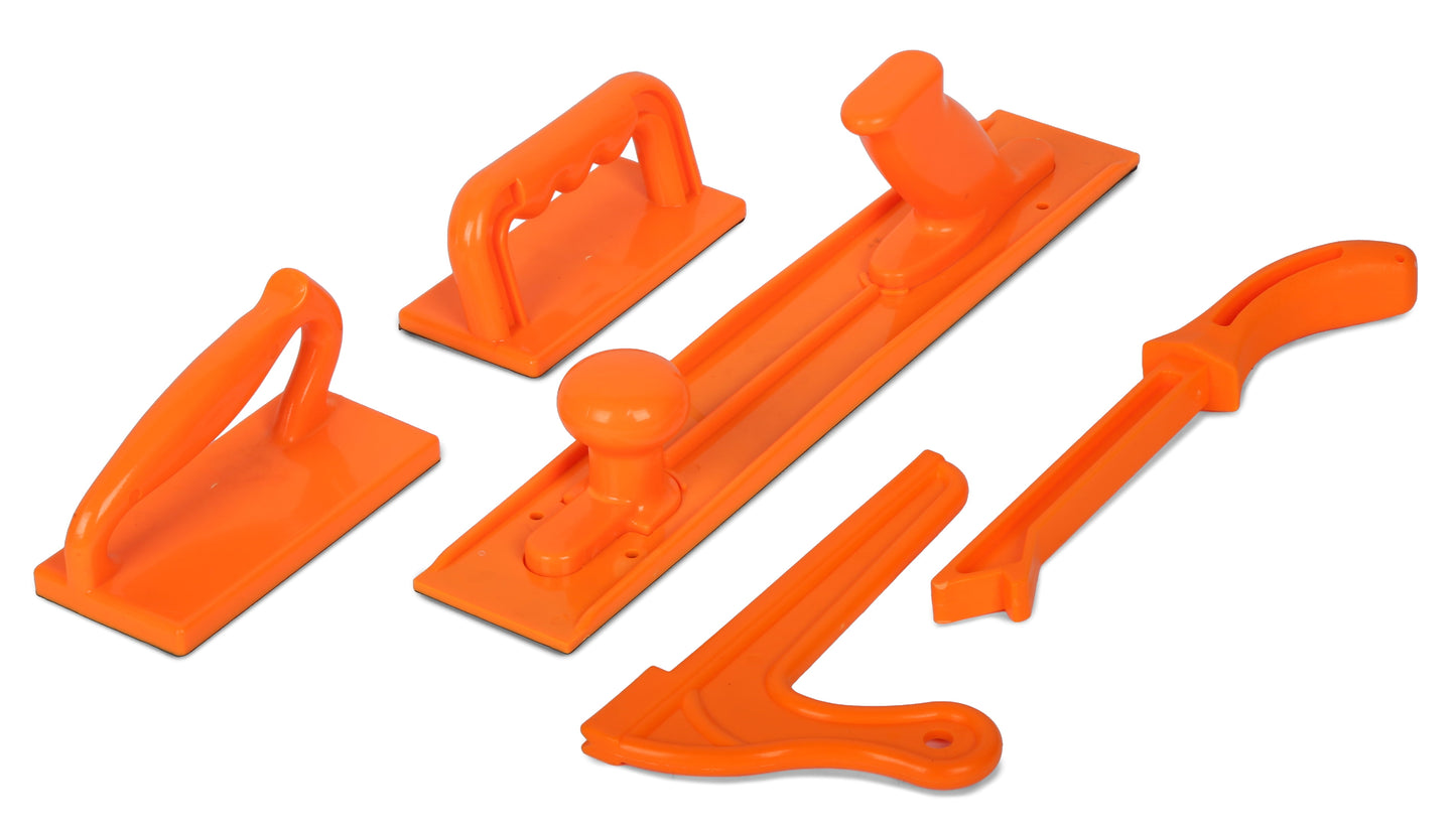 WEN Push Block and Push Stick Safety Set for Woodworking, 5-Piece