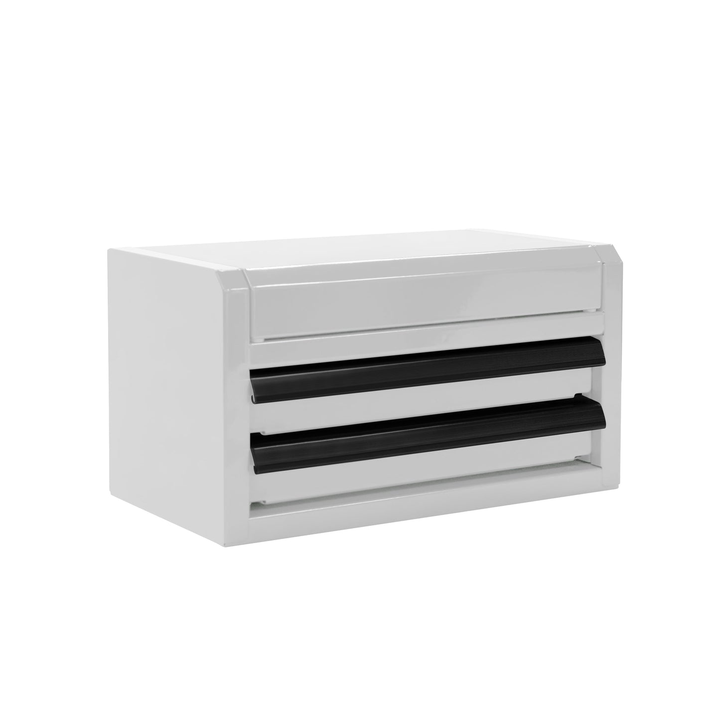 Hyper Tough Mini 10-Inch 2-Drawer Steel Toolbox, White