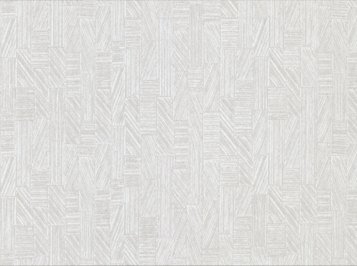 Warner Textures Kensho Off-White Parquet Wood Wallpaper, 27-in by 27-ft, 60.8 sq. ft