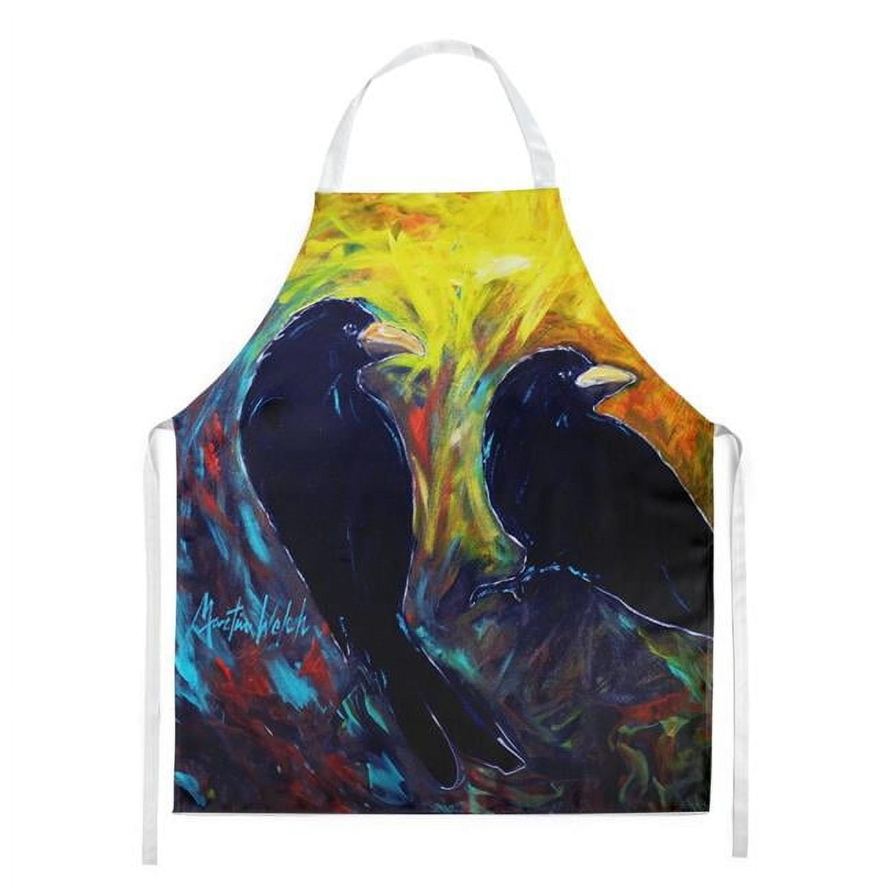 What Was That Black Crows Apron 27 in x 30 in