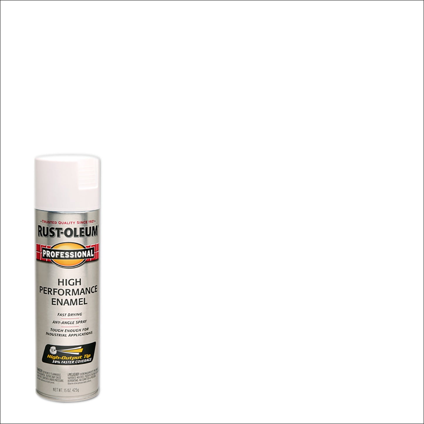 6 Pack, White, Rust-Oleum Professional High Performance Semi-Gloss Enamel Spray Paint-239108, 15 oz