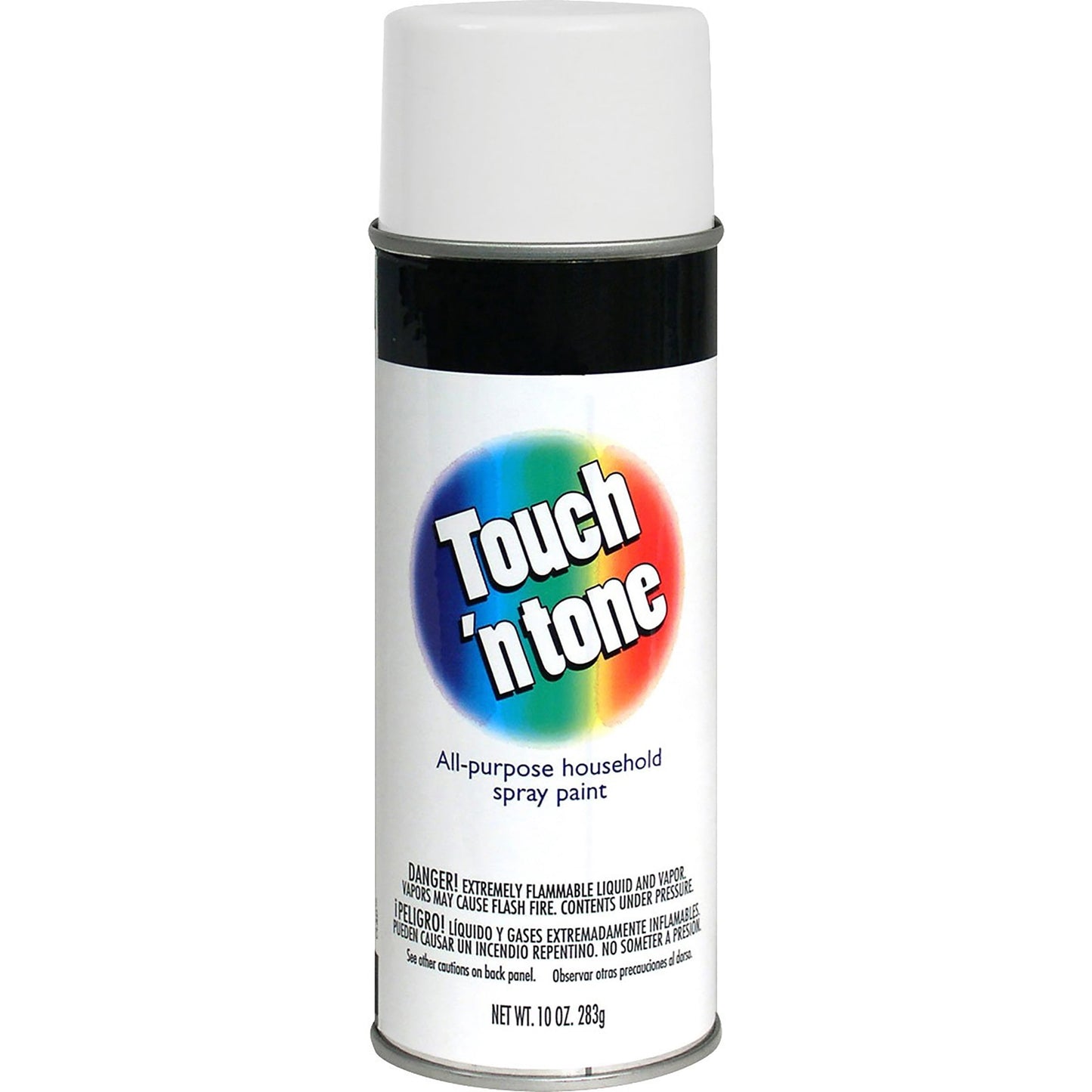 6 Pack, White, Touch 'n Tone Flat General Purpose Spray Paint-55280830, 10 oz