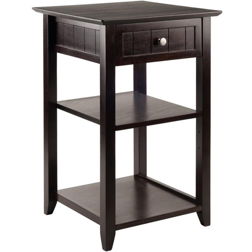 Winsome Burke Home Office Printer Stand, Coffee Finish