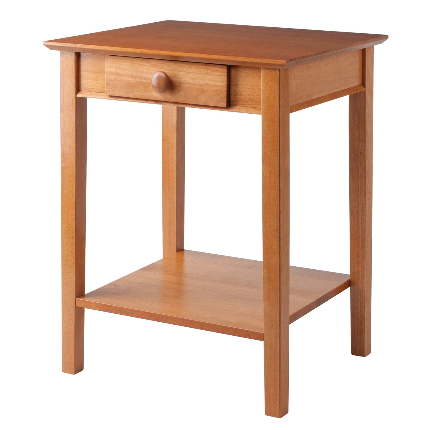 Winsome Studio Home Office Printer Stand, Table, Honey Finish