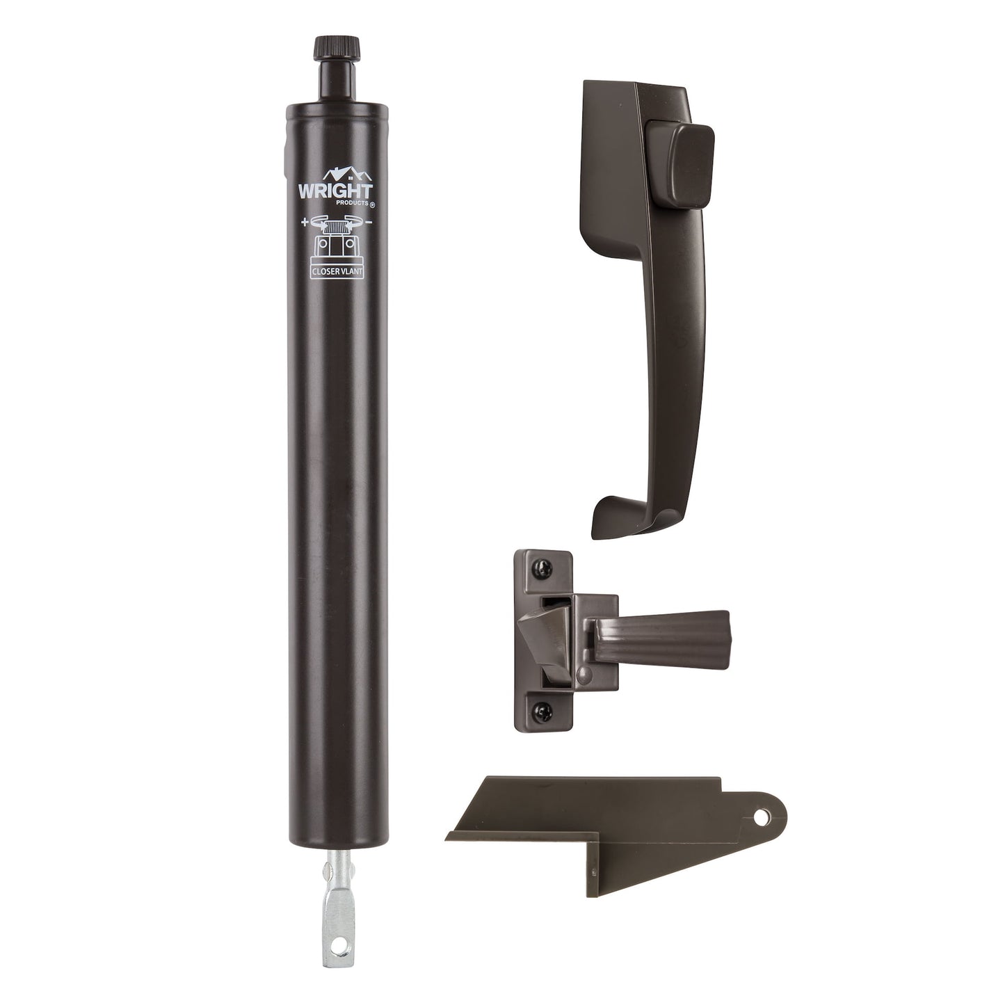 Wright Products Lanai Closer and Latch Combo, Bronze