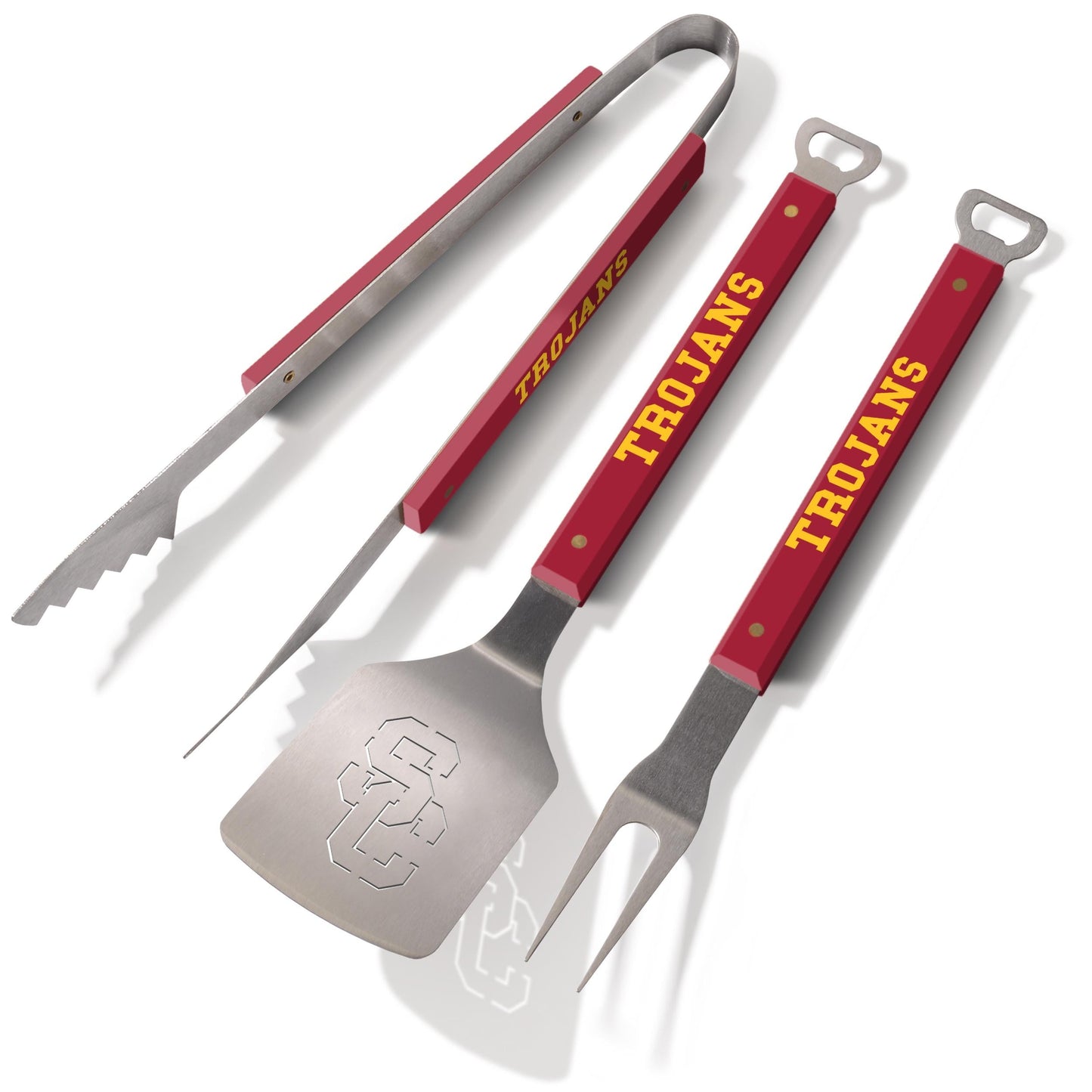YouTheFan NCAA USC Trojans Spirit Series 3pc BBQ Set