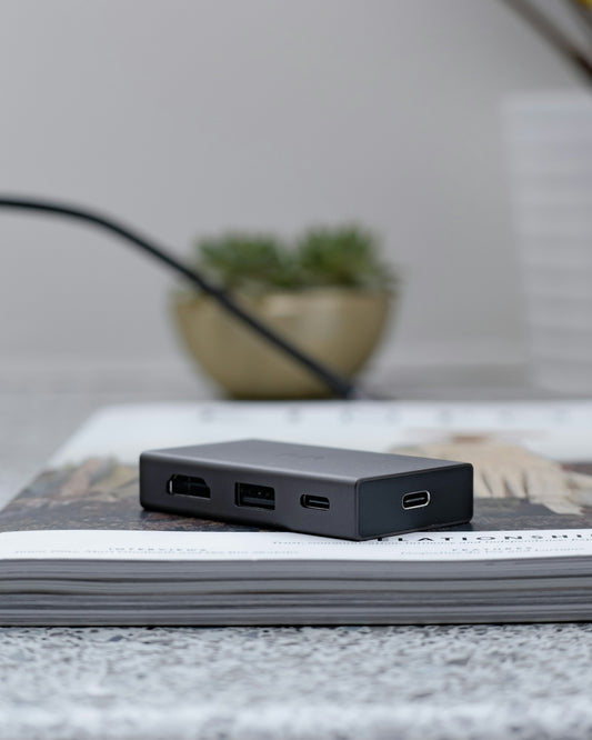 black usb cable on white laptop computer