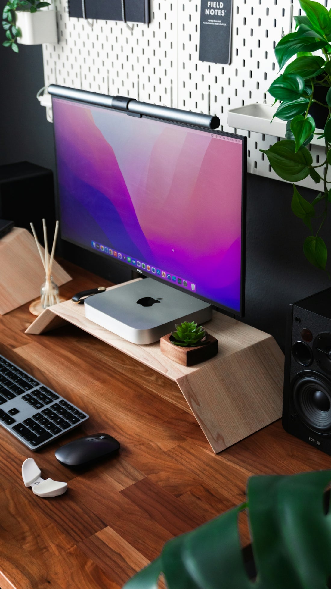 a computer on a desk