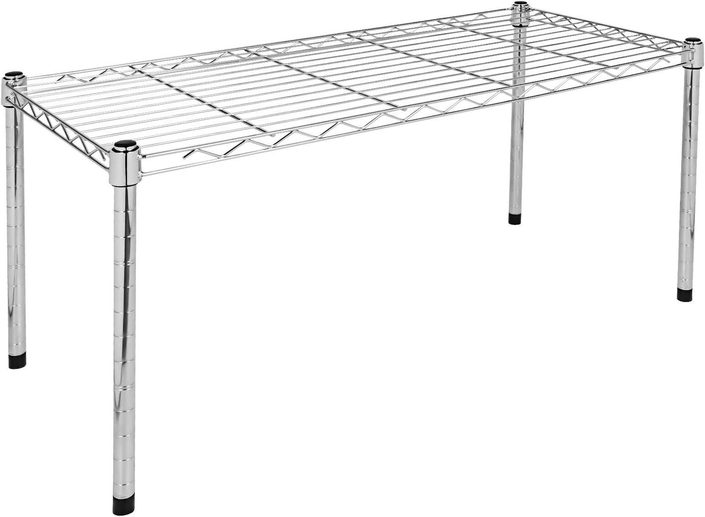 EstanterÃ­a de Alambre de 1 Nivel, 29.92" de Ancho x 13.78" de Profundidad x 14.96" de Alto, Organizador de Acero, Plata