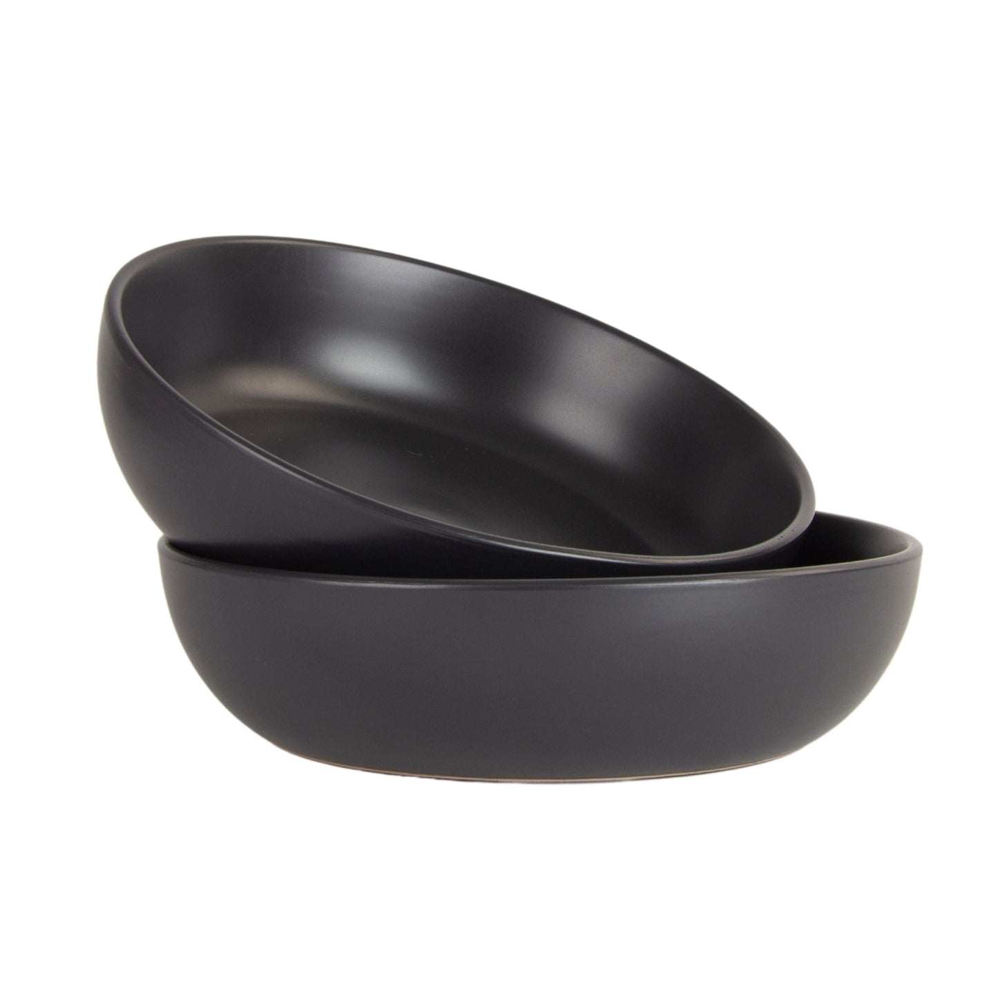 10 Strawberry Street Wazee Matte Coupe Oversized Dinner Bowl, Set of 2