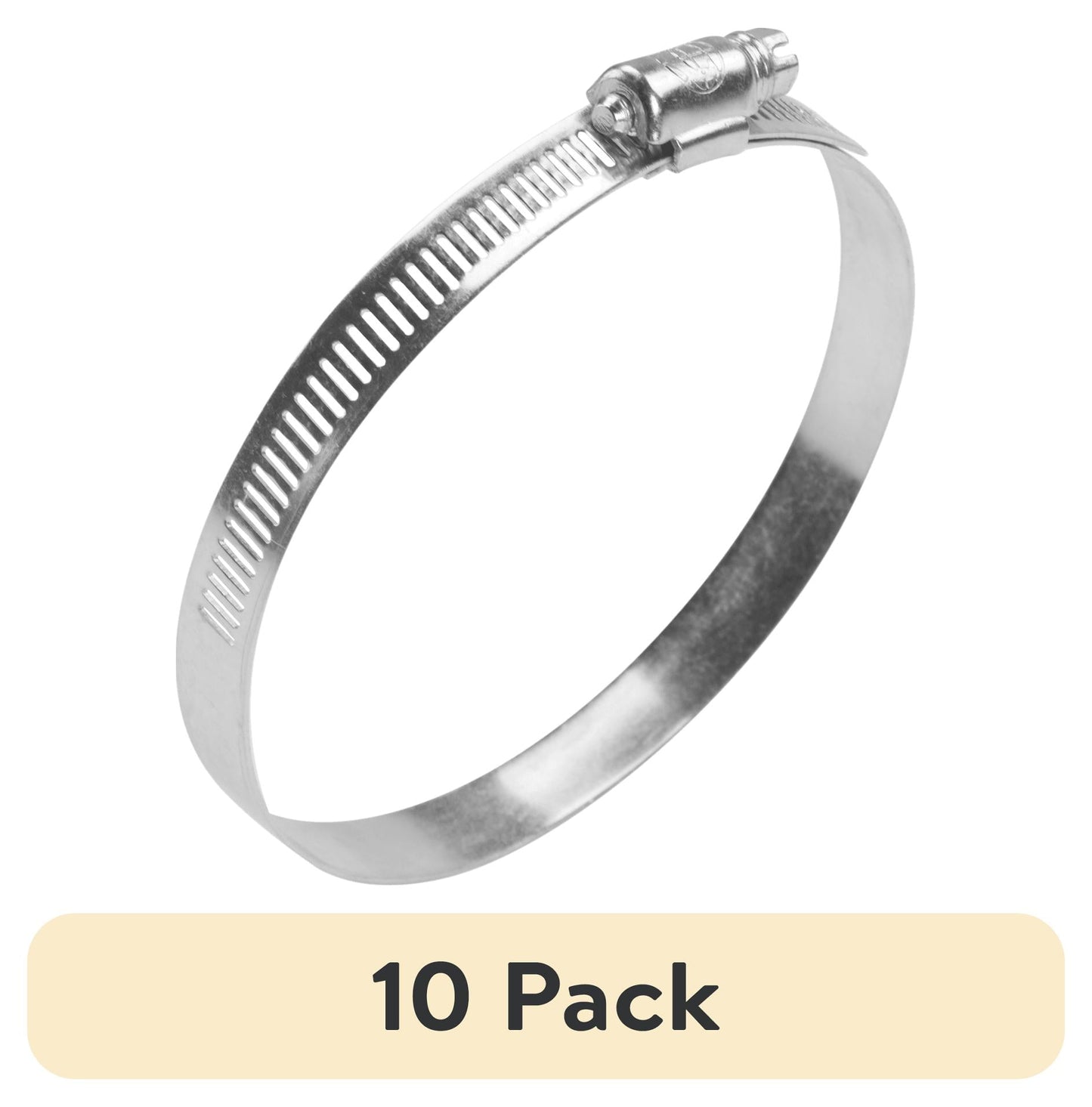 (10 pack) Imperial 4-inch Metal Worm Gear Clamp