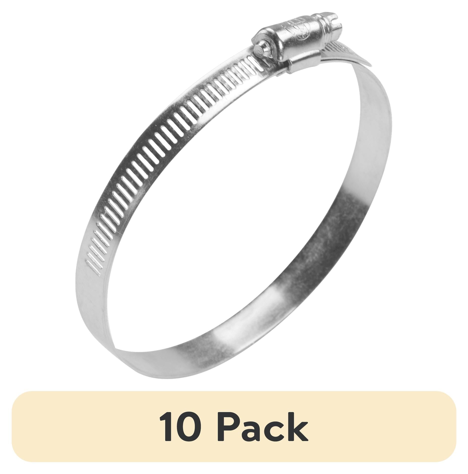 (10 pack) Imperial 4-inch Metal Worm Gear Clamp