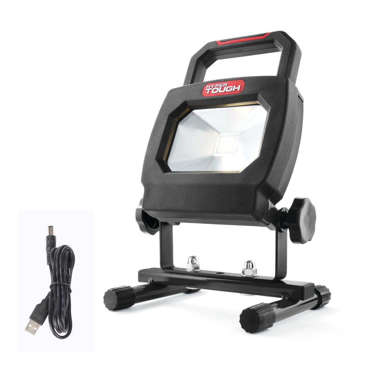 Hyper Tough 1000-Lumen Rechargeable Battery Powered LED Portable Work Light, Black