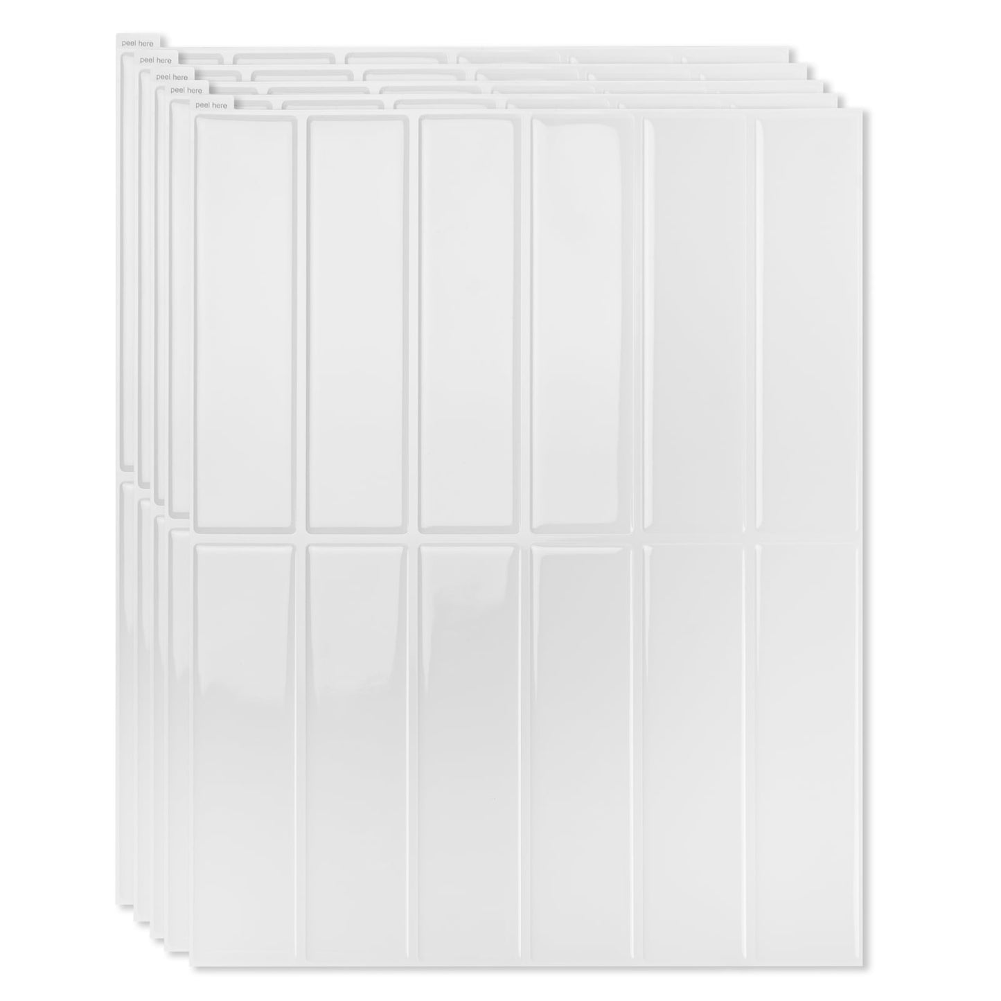 10Pcs Peel and Stick Backsplash Tile,11.4'' x 9'' Subway Tile,Self-Adhesive Wall Tiles for Kitche,Bathroom,RV,Thicker Design in Green