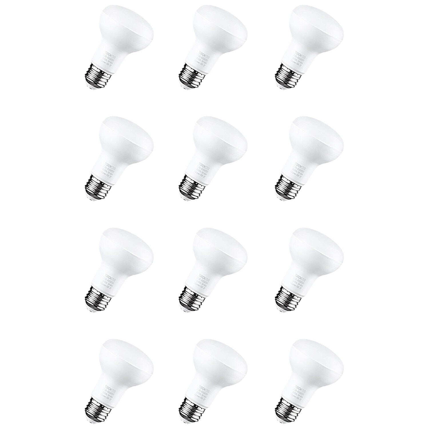 12 Pack LED Lights BR20 R20 Dimmable LED Light Bulbs, Flood Light Bulb Indoor, 7.5W (50W Eqv.), 525lm, 5000K Daylight