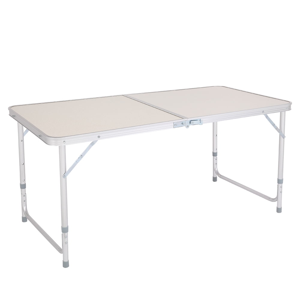 120 x 60 x 70 4Ft Portable Multipurpose Folding Table Whiteï¼ˆSame as 19846019ï¼‰