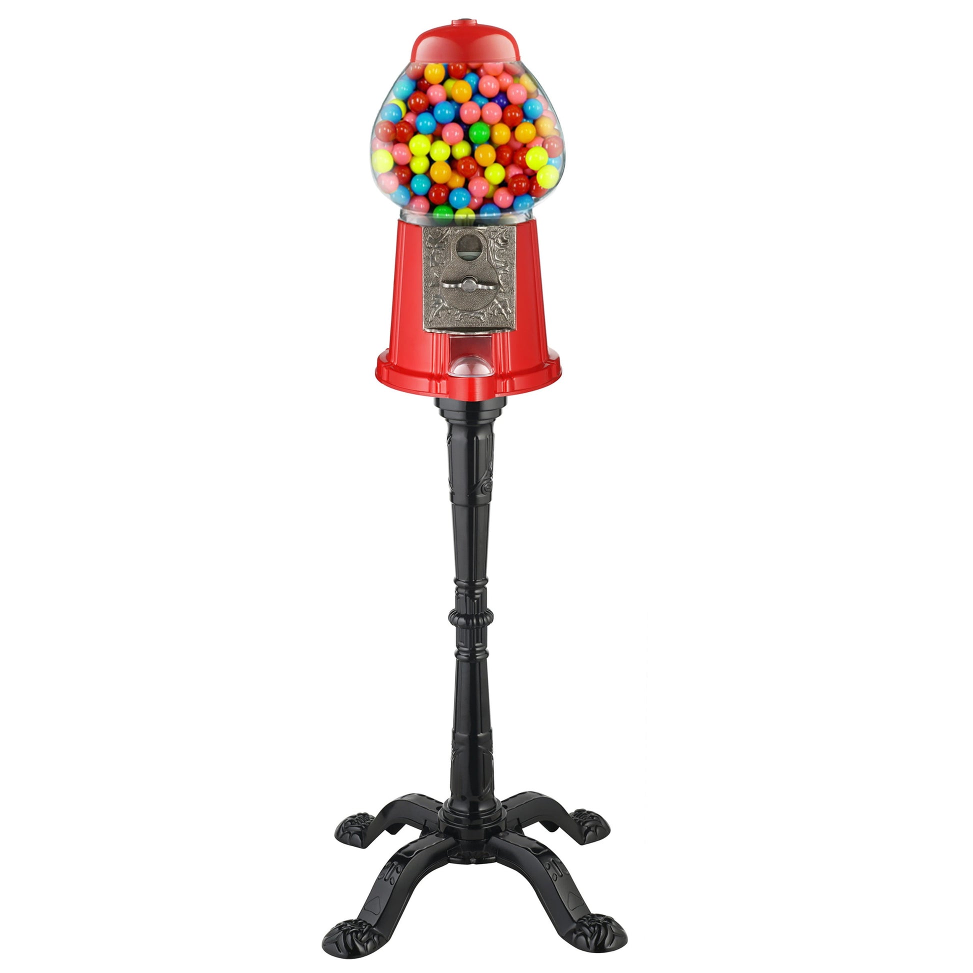 Great Northern Popcorn 15â€ Gumball Machine with Stand and Coin Bank, Pink