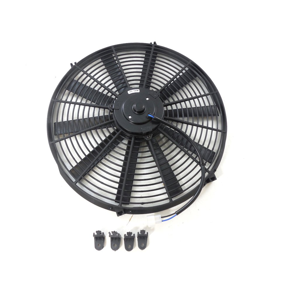Racing Power Co-Packaged 16In Electric Fan Straight Blade