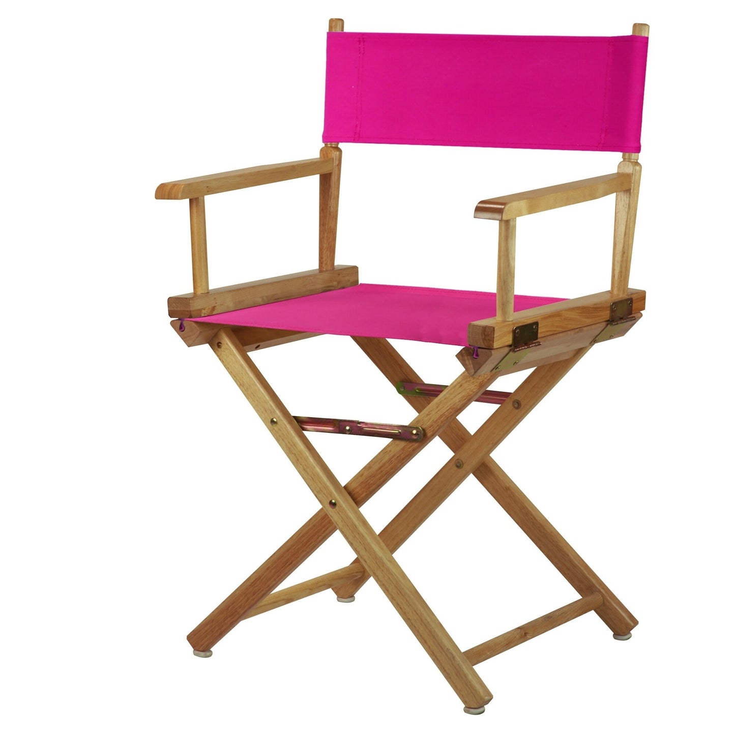 "18" Director's Chair Natural Frame-Magenta Canvas"