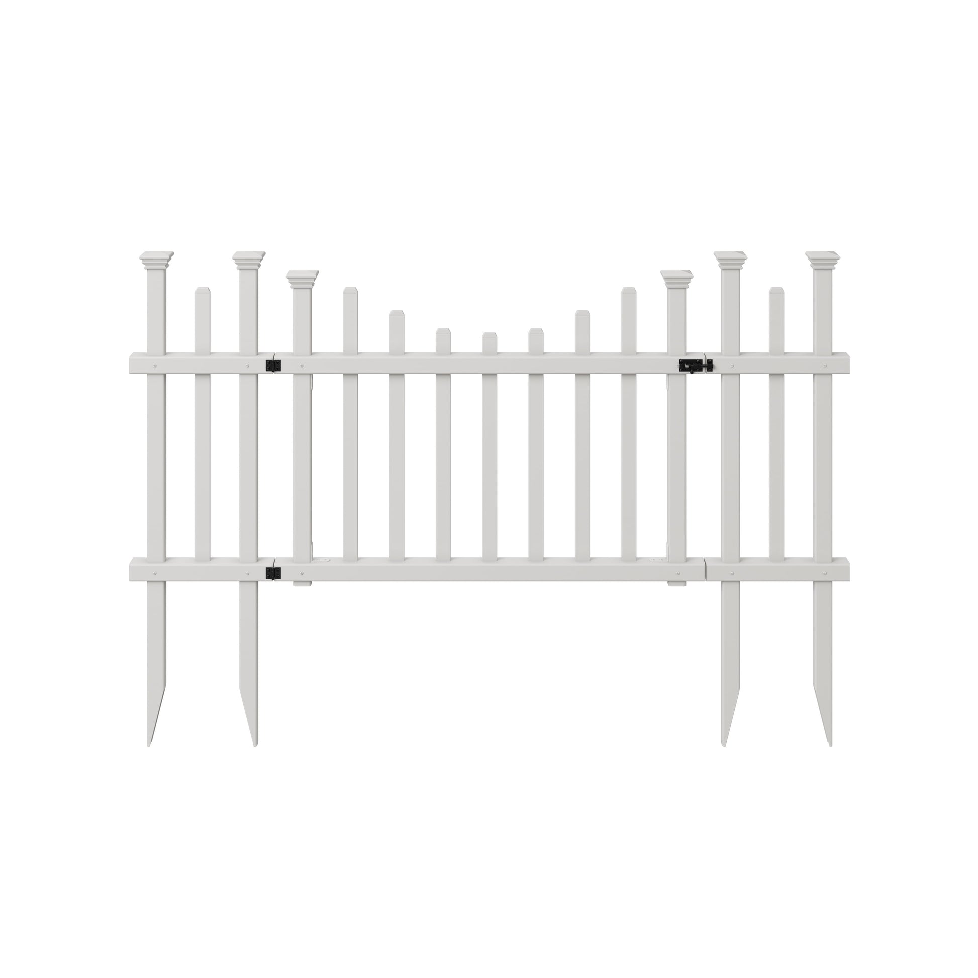 Zippity Outdoor Products Washington Kit de Compuerta de Vinilo sin ExcavaciÃ³n con Alas para Cerca (30in H x 60 1/2in W)