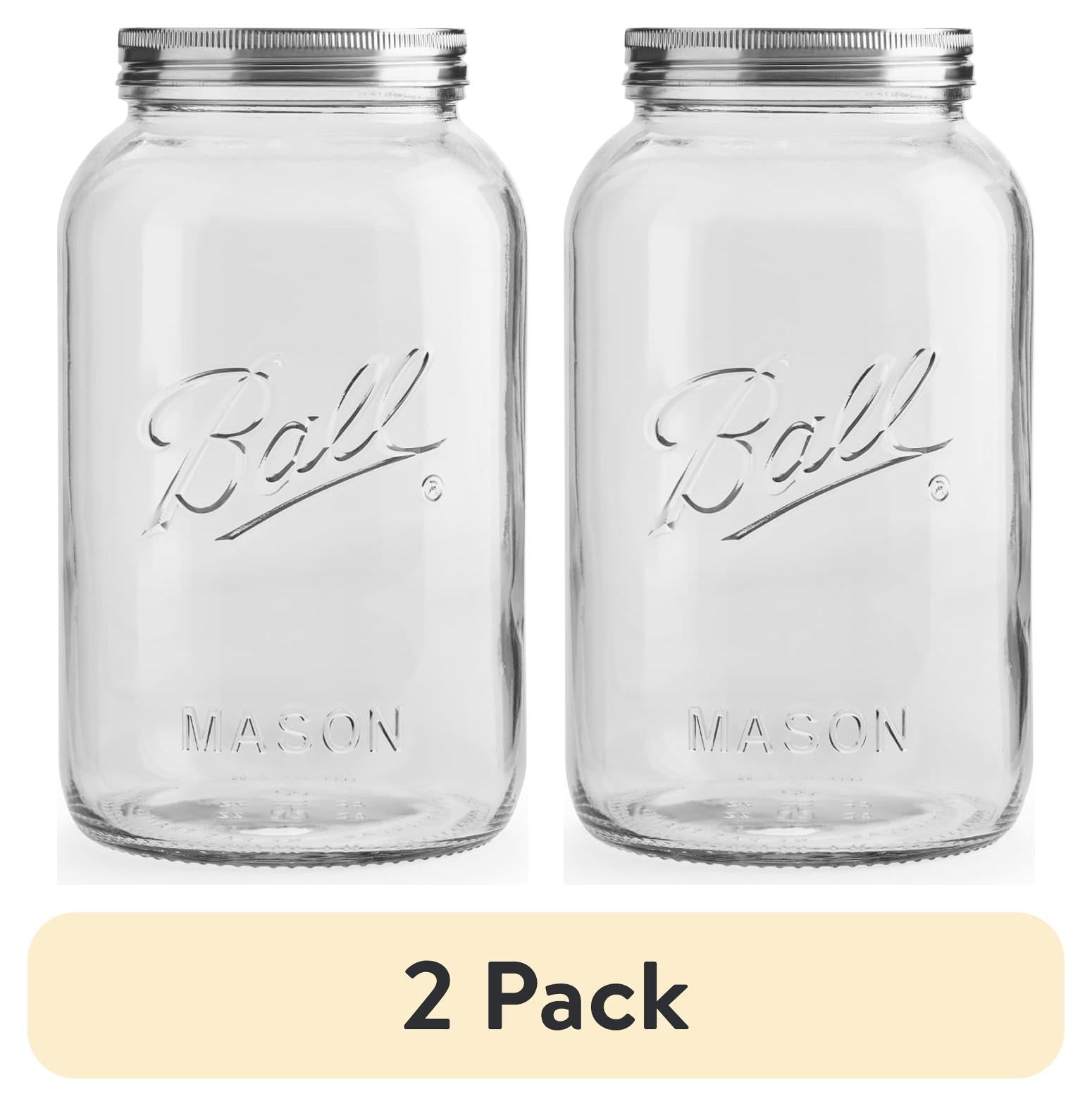 Ball Decorative Mason Jar with One Piece Stainless Steel Lid, gal. (128oz.)