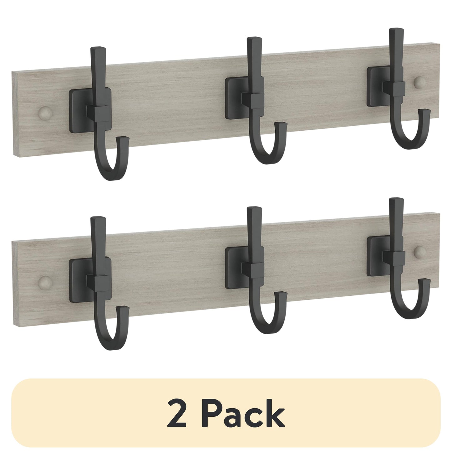 (2 pack) Better Homes & Gardens Estante de Gancho Miller de 18"