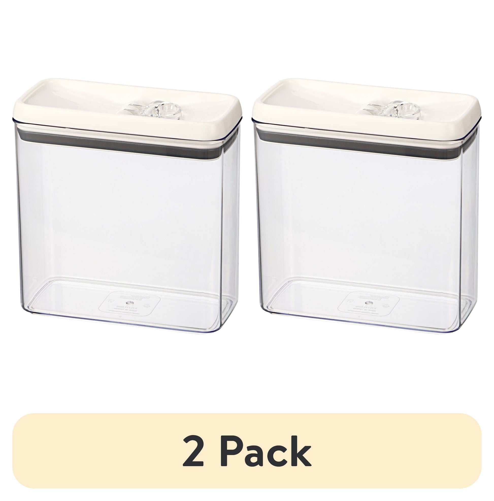 (2 pack) Better Homes & Gardens Flip-Tite Rectangular 11.1 Cup Food Storage Container