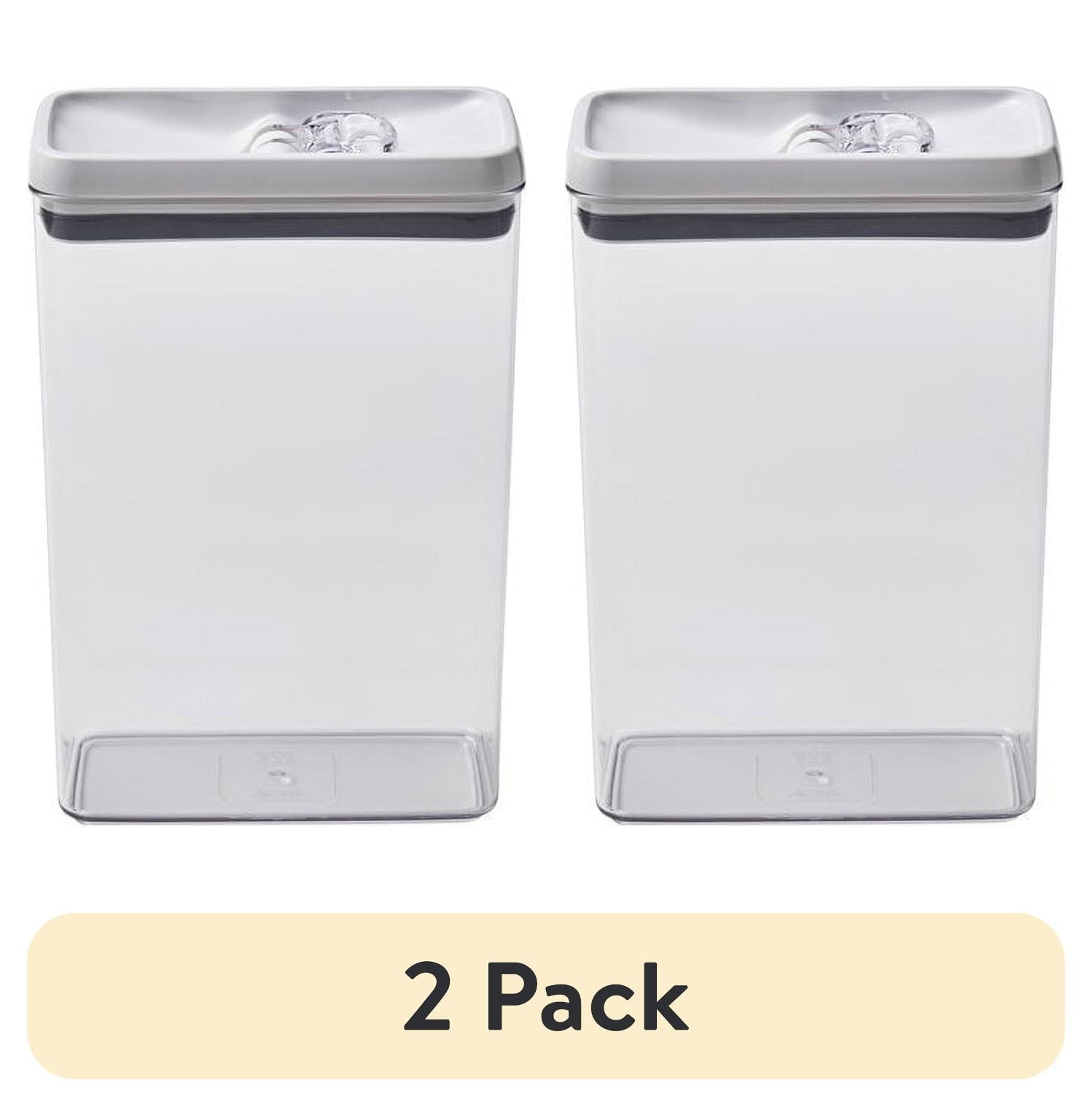 (2 pack) Better Homes & Gardens Canister - 17.3 Cup Flip-TiteÂ® Rectangular Food Storage Container