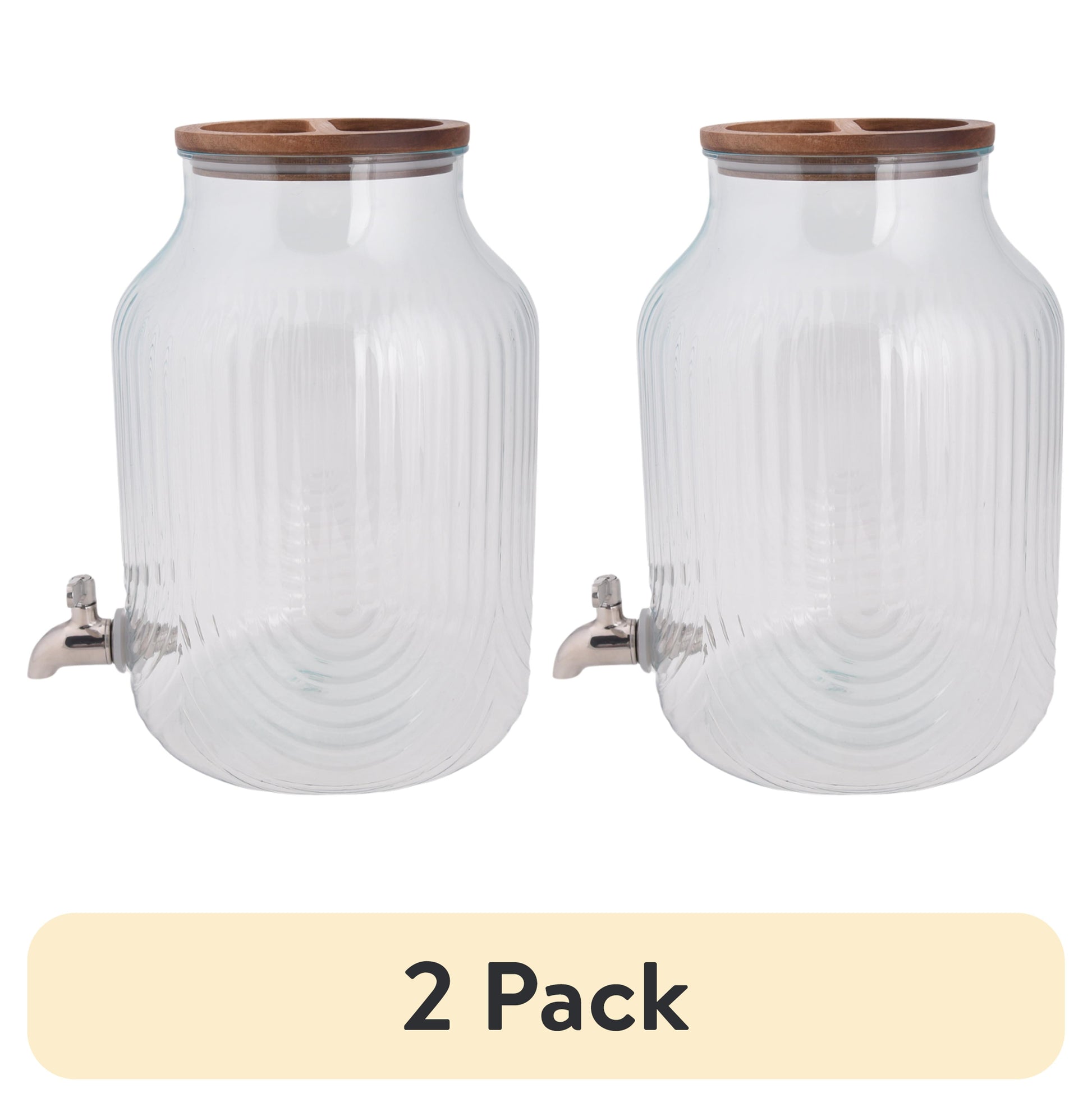 Better Homes & Gardens Plastic 2 gal Double Wall Beverage Dispenser