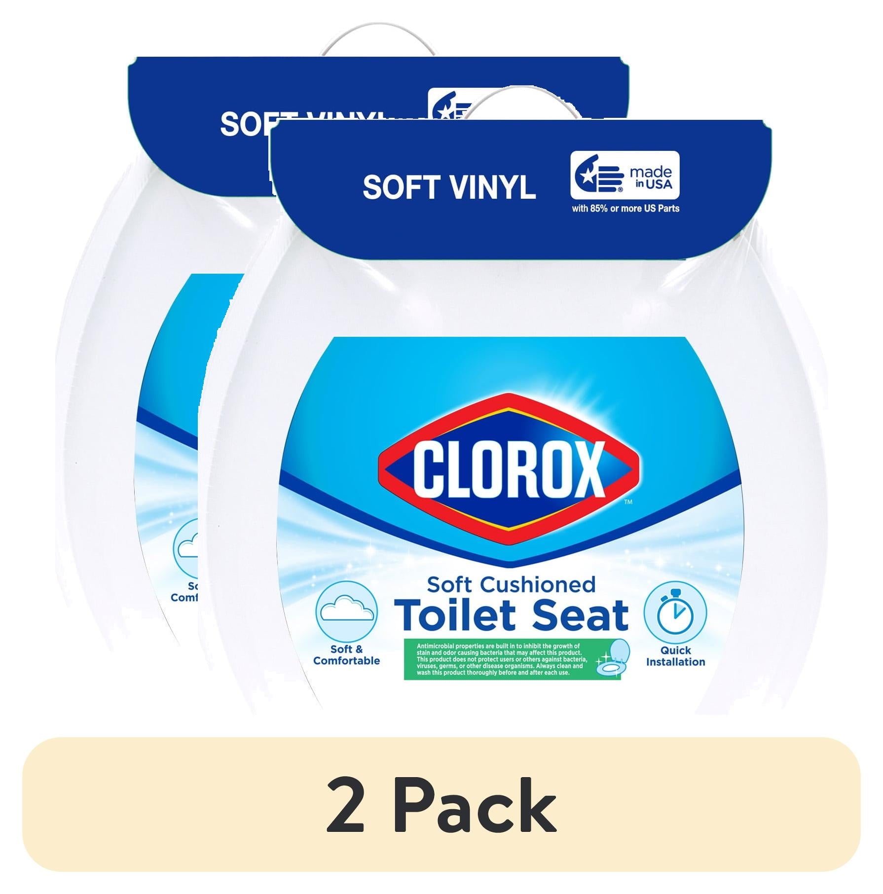 (2 pack) Clorox White Soft Round Seat