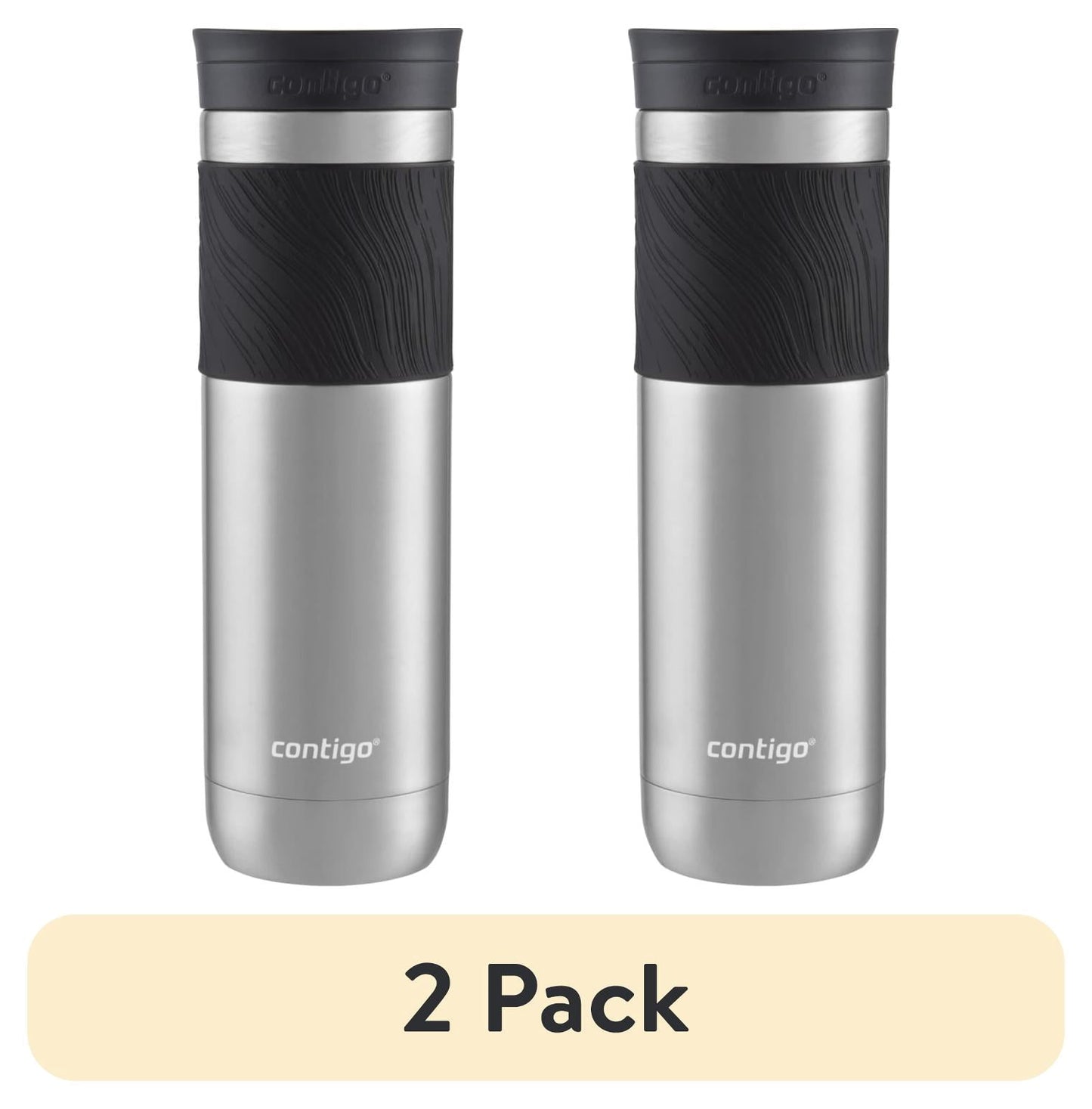 Contigo Byron 2.0 Stainless Steel Travel Mug with SNAPSEAL Lid and grip Blue, 24 fl oz.