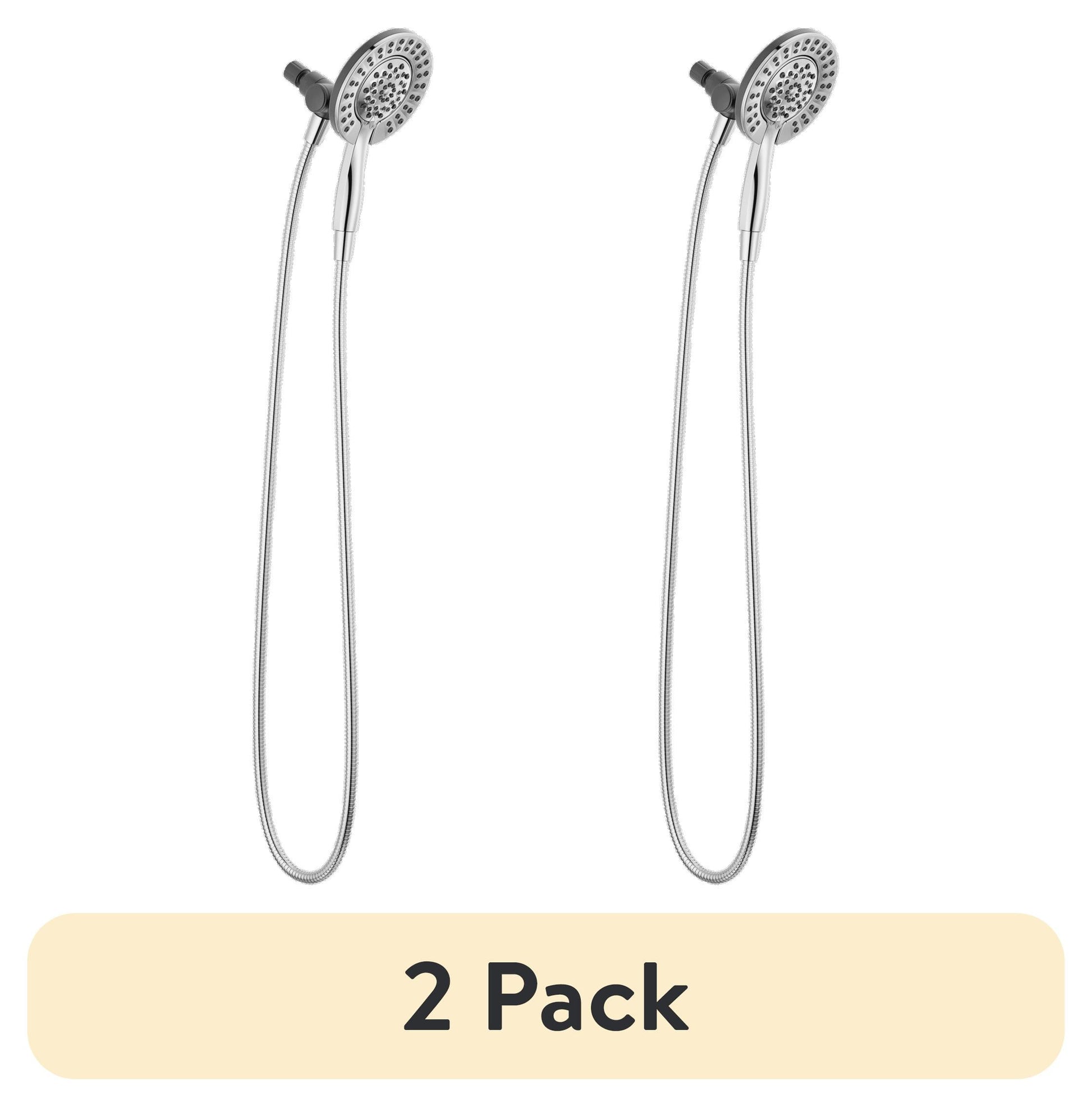 (2 pack) Delta In2ition Dual Shower Head 1.75 GPM 4-Setting 75955