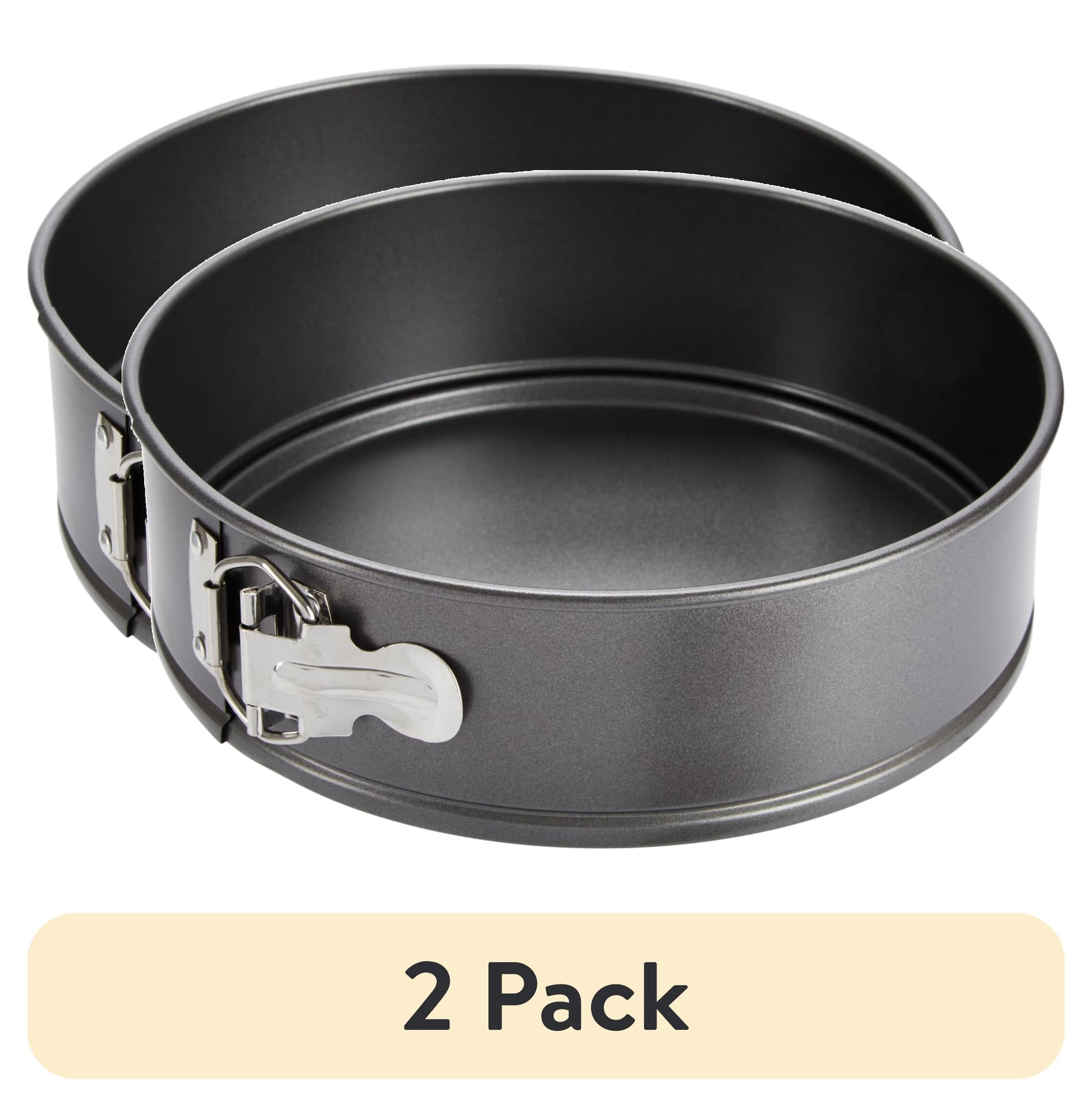GoodCook PRO Nonstick Steel Springform Pan, 9", Gray