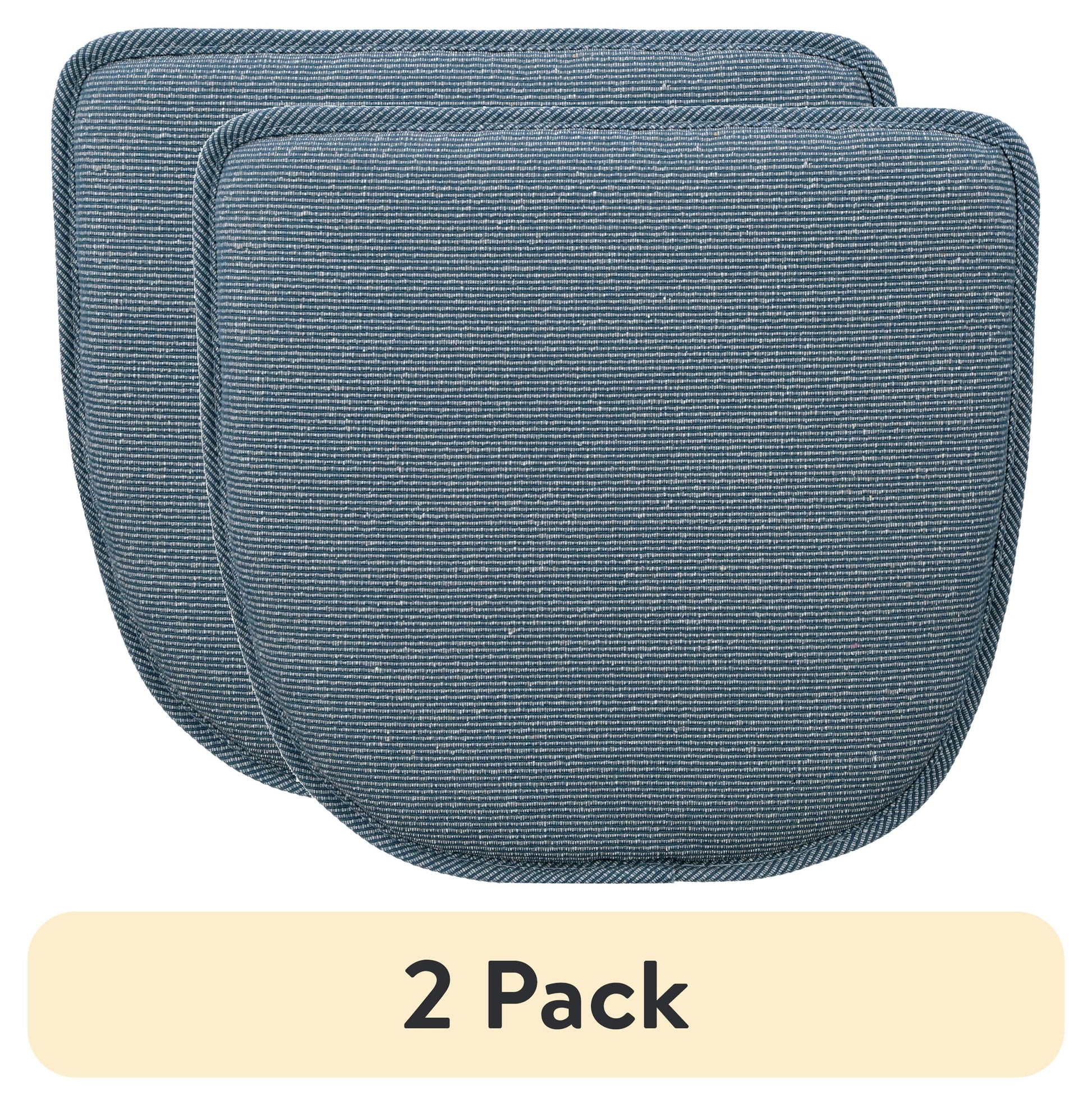 (2 pack) Gripper Non Slip 15" x 16" inches Venus Wedge Chair Cushion