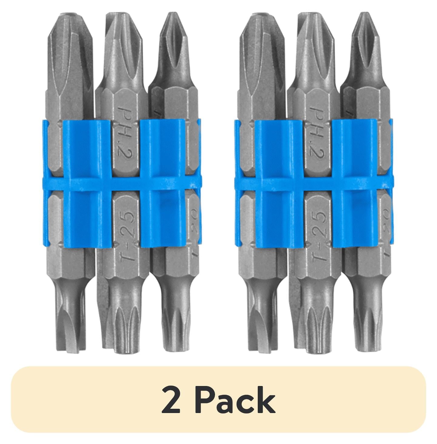 (2 pack) HART 13-Piece Ratcheting Screwdriver, In-Handle Storage