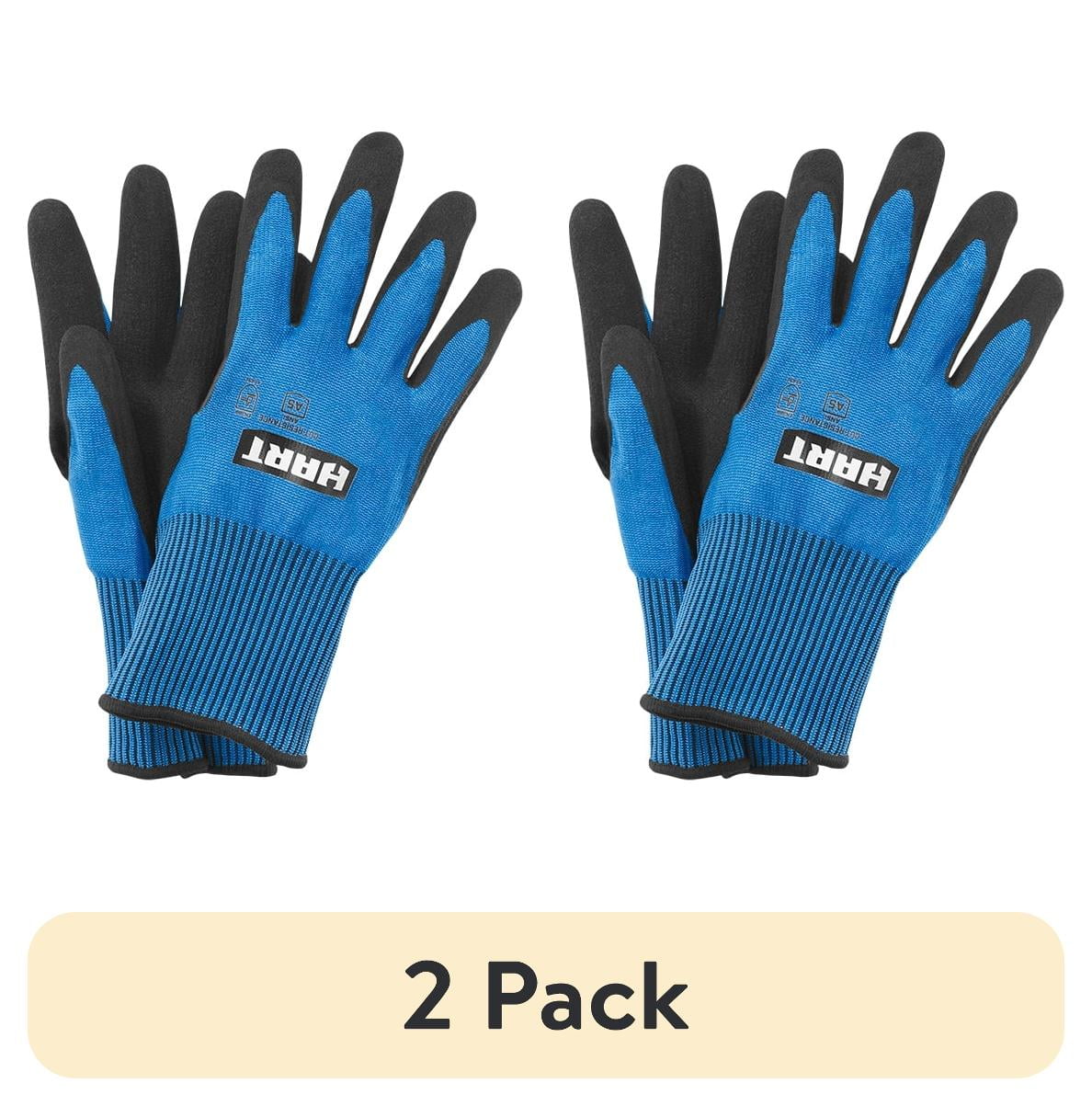 (2 pack) HART Size Large Cut Resistant Work Gloves, Pair