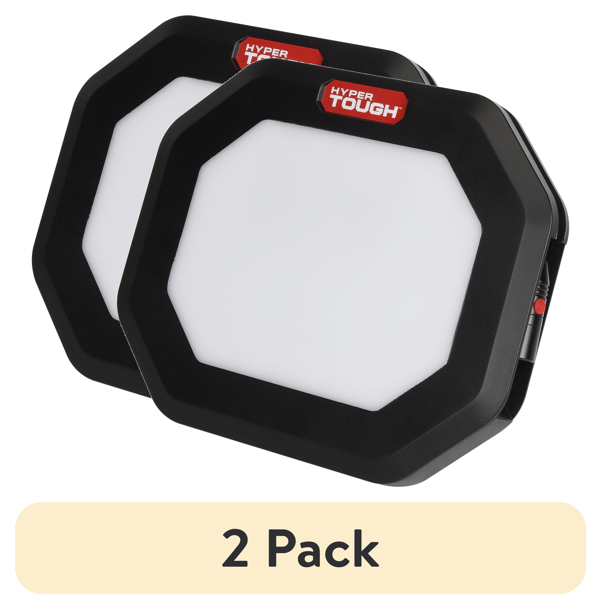 (2 pack) Hyper Tough 600 Lumen Universal Under-Car Work Light With Lithium-Ion Battery