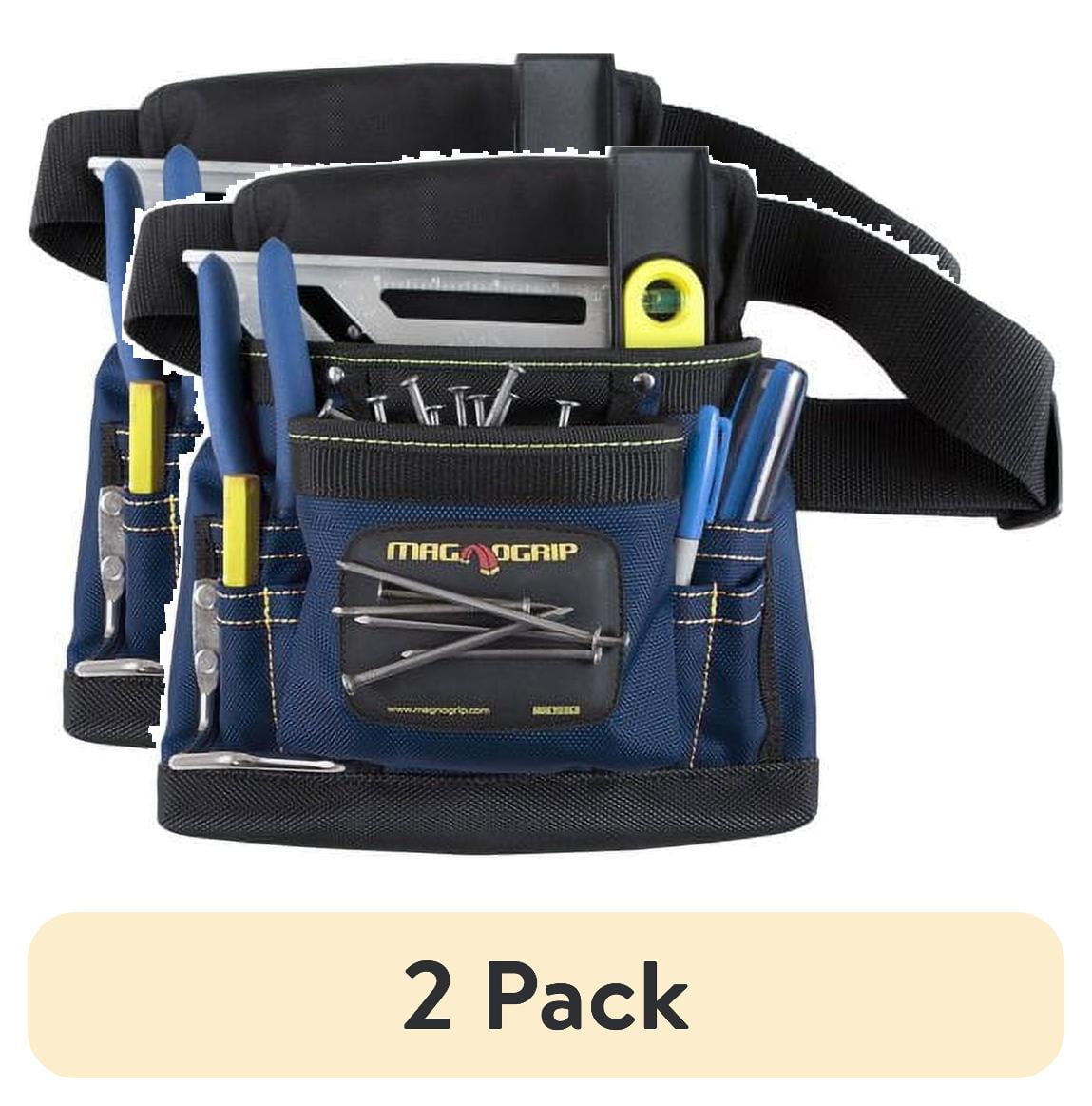 (2 pack) MagnoGrip 8-Pocket Tool Pouch, Blue