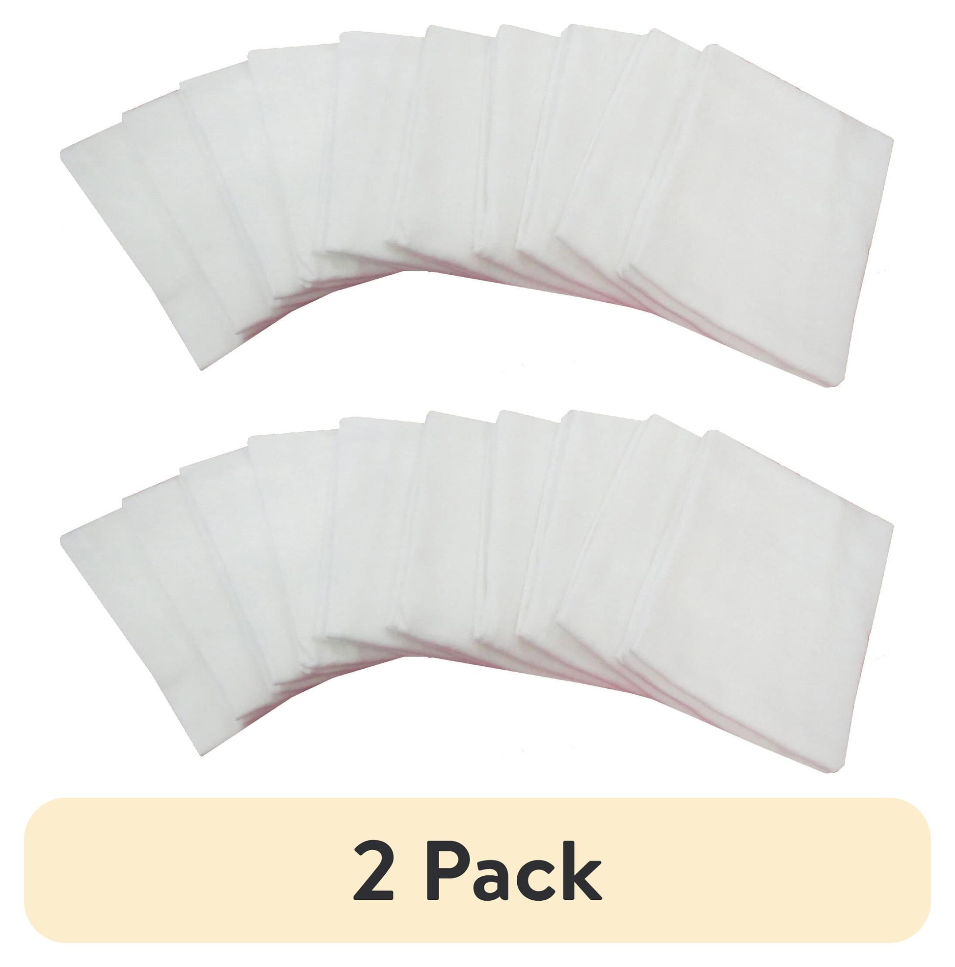 (2 pack) Mainstays White Flour Sack Kitchen Towel Set, 10-Piece