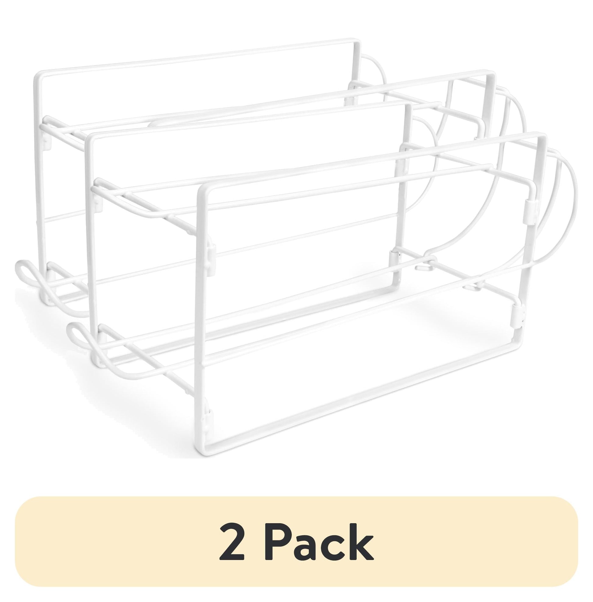 (3 pack) Mainstays Steel Stackable 2-Compartment Beverage Dispenser