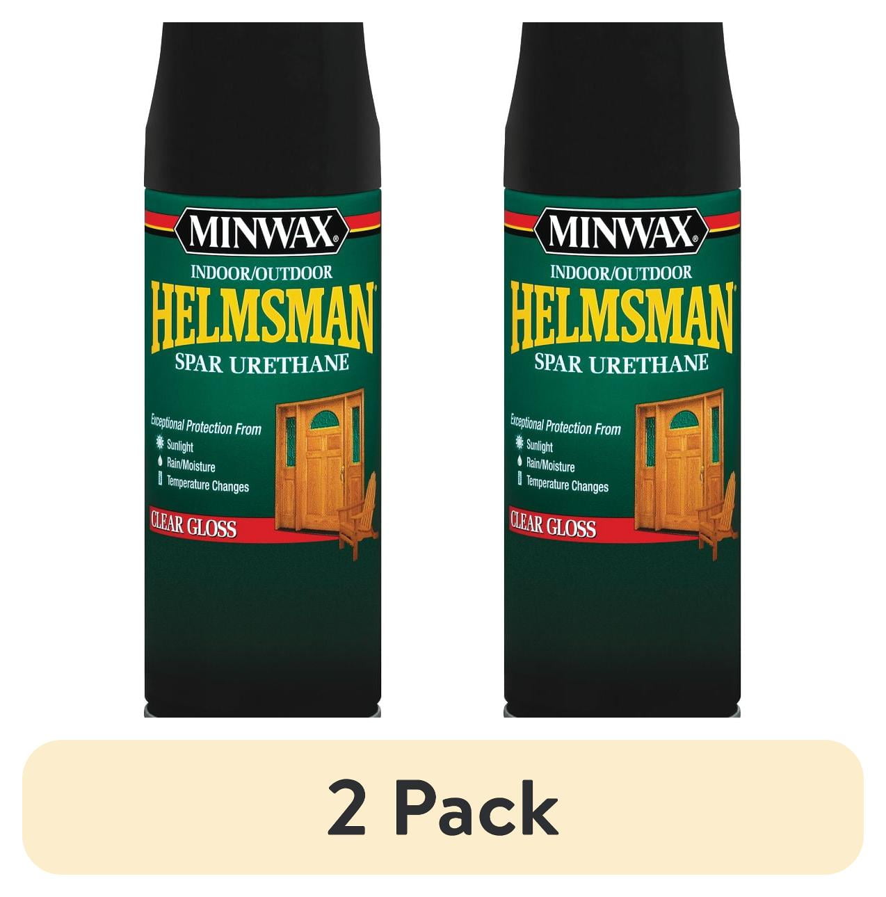 (2 pack) Minwax Helmsman Spar Urethane Aerosol Clear High Gloss 11.5-Oz