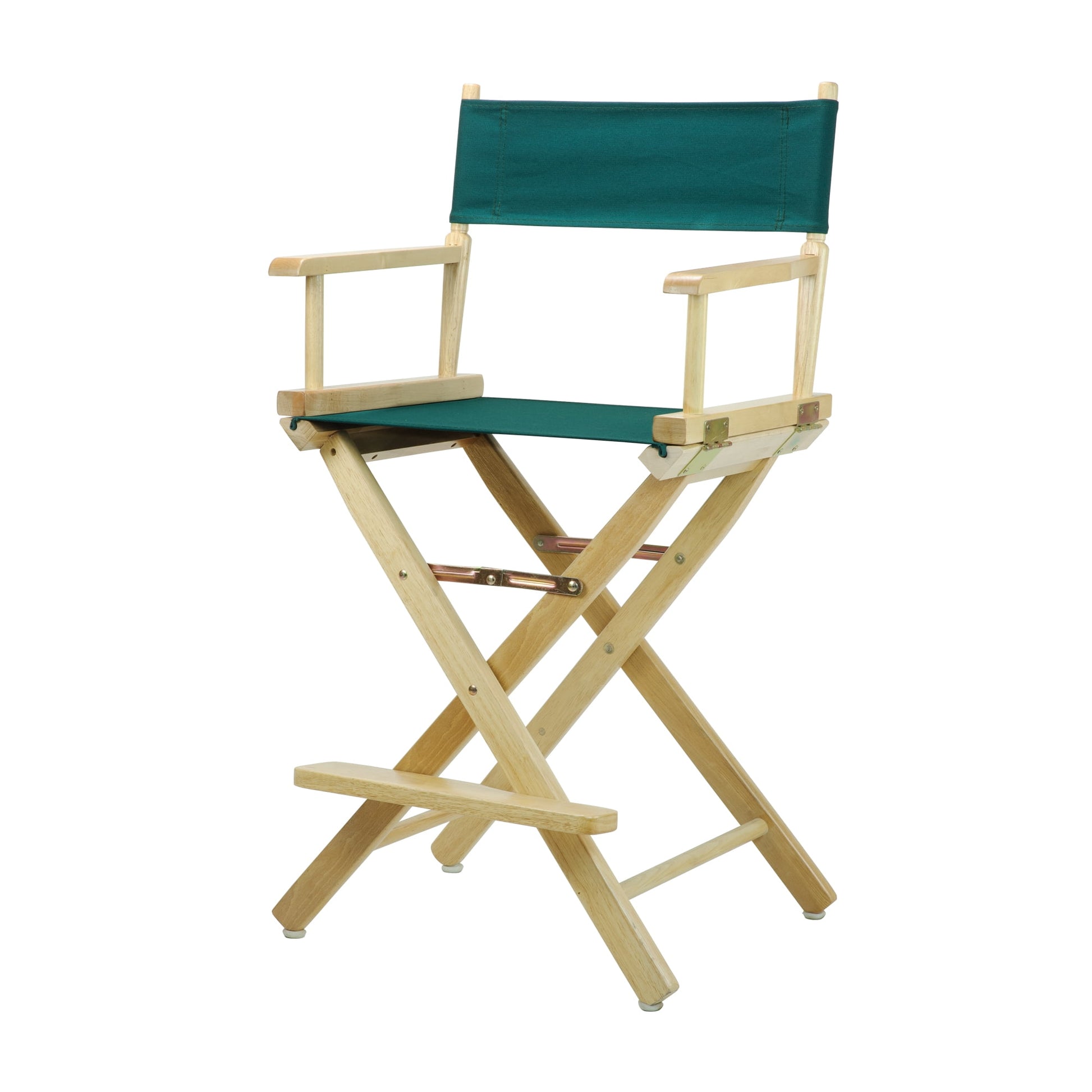 "24" Director's Chair Natural Frame-Hunter Green Canvas"