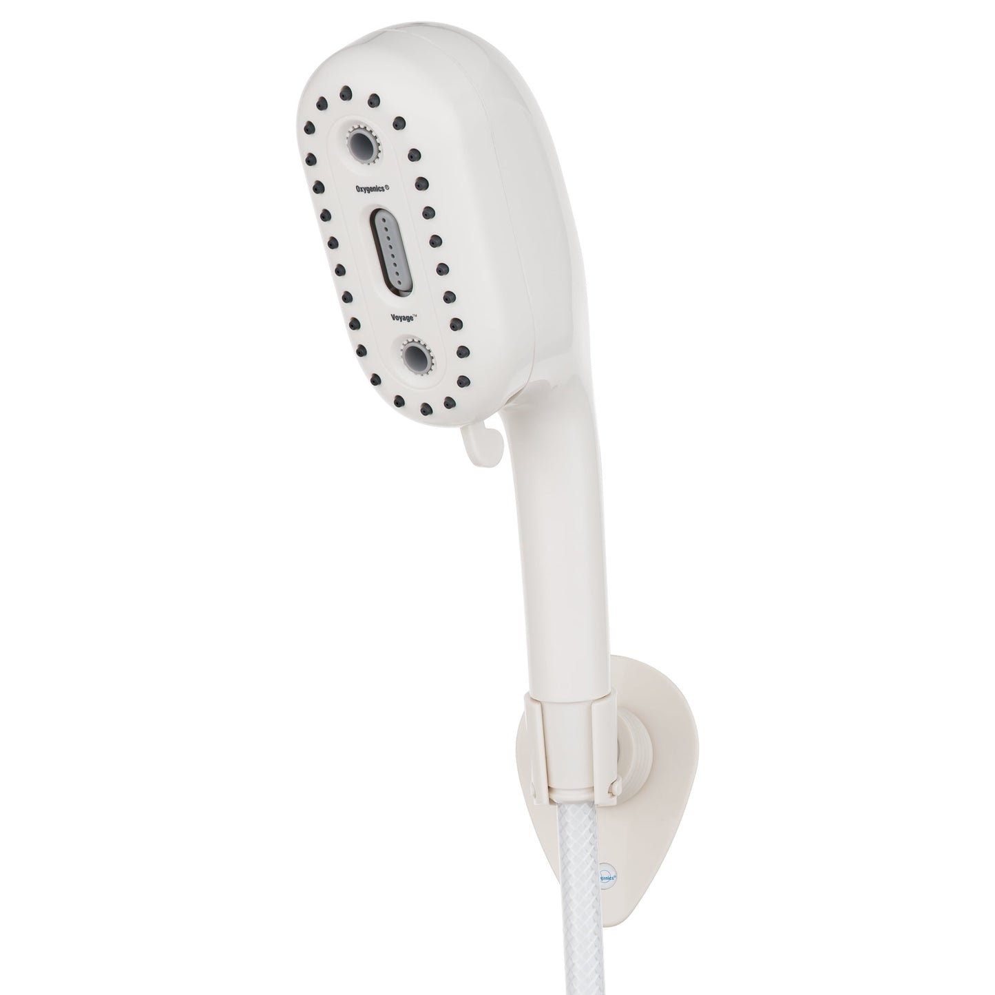 Oxygenics Voyage RV 4-Setting White Handheld Shower Head