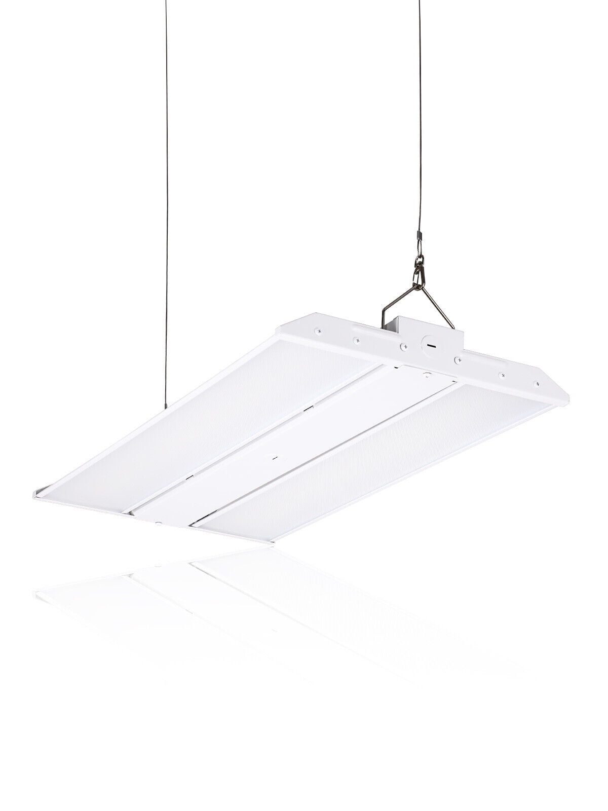 2FT LED Linear High Bay Light, 220W 29700LM 0-10V Dimmable Commercial Hanging Linear Shop Lights, 5000K Daylight